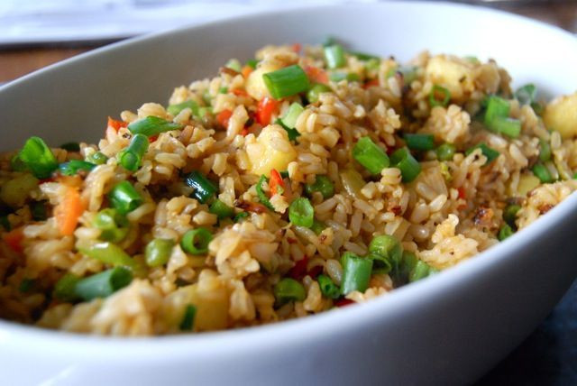 Vegetarian Rice Recipes Main Dish
 Pineapple Fried Rice The Daily Dish 170 mg of sodium