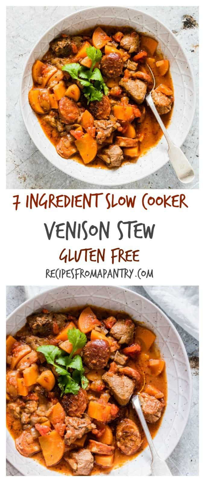 Venison Slow Cooker Recipes
 7 Ingre nt Slow Cooker Venison Stew Stove Top Version