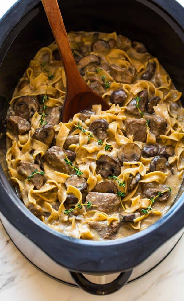 Venison Slow Cooker Recipes
 Slow Cooker Beef Stroganoff from Scratch