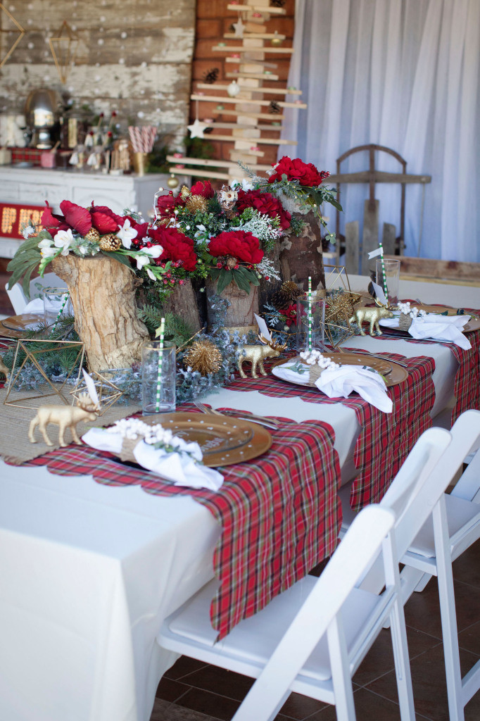 Vintage Christmas Party Ideas
 modern vintage Christmas themed party