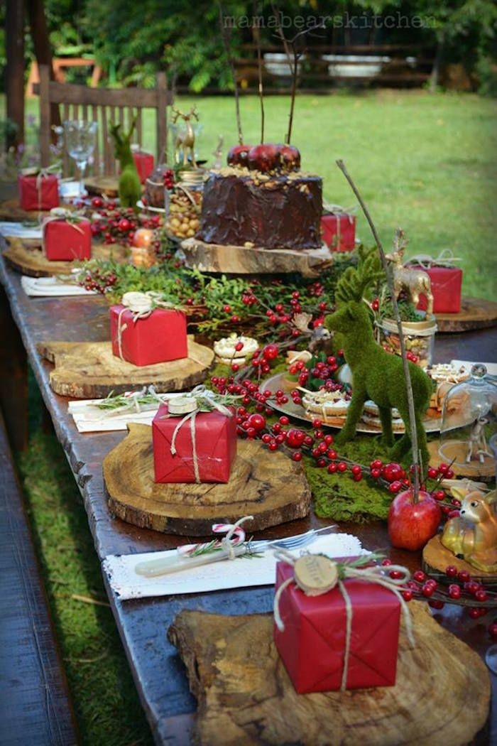 Vintage Christmas Party Ideas
 Rustic Vintage Woodland Party Christmas Birthday