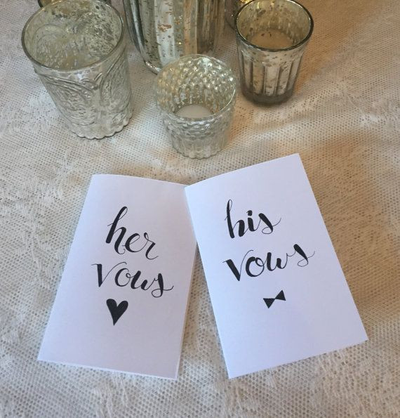 Vows Wedding Store
 Darling vow booklets on Birch & Bunny s Etsy shop