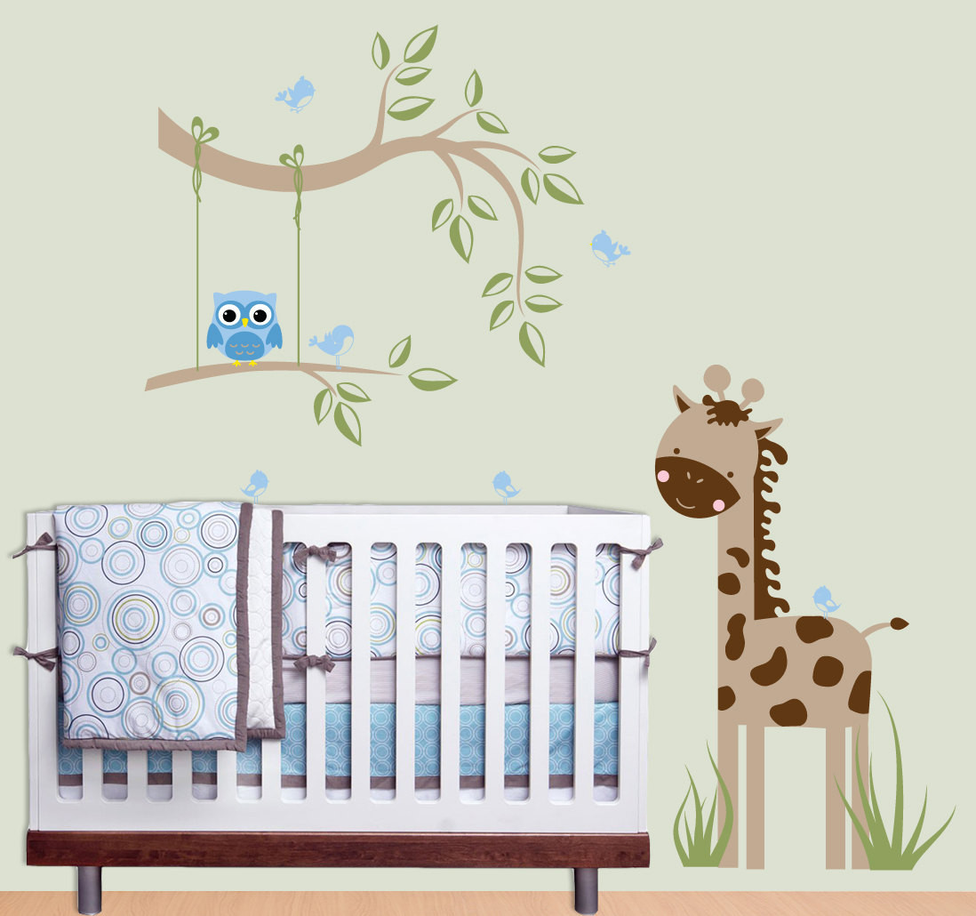 Wall Decorations For Baby Boy Room
 17 Nursery Wall Decals and How to Apply Them