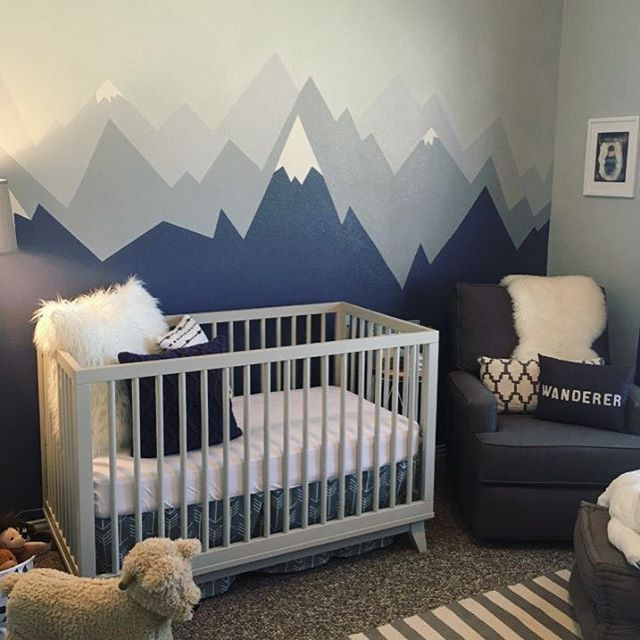 Wall Decorations For Baby Boy Room
 Mountain murals and nursery decor is one of our 2017