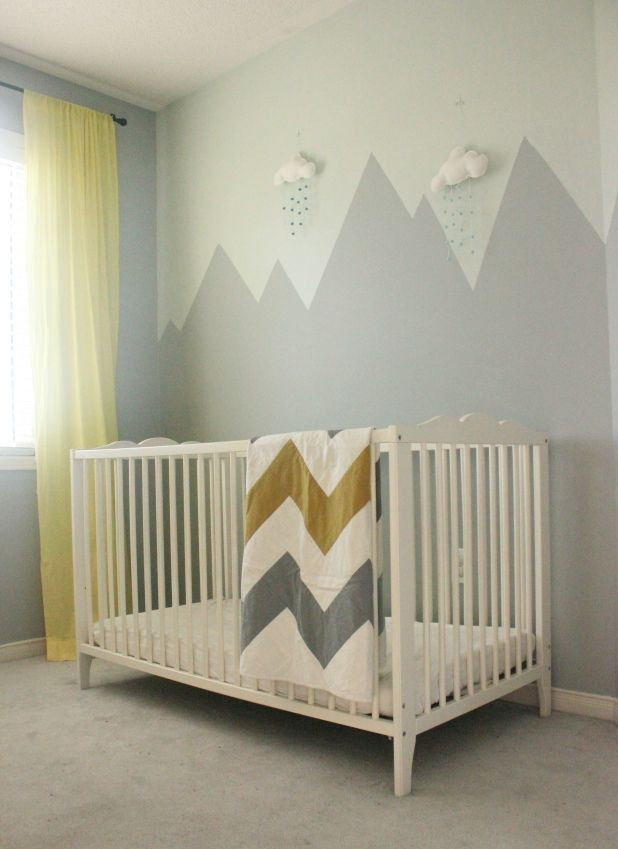 Wall Decorations For Baby Boy Room
 Mountain Mural Nursery Wall Murals