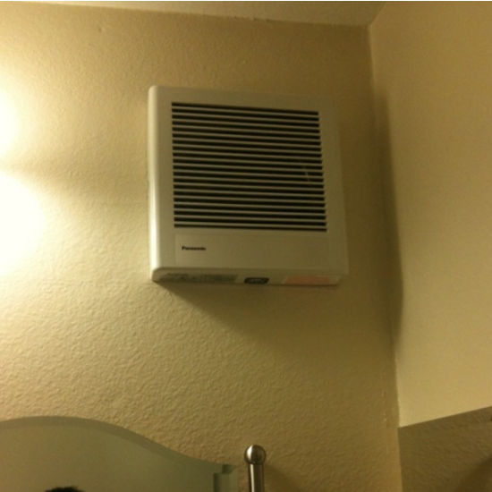 Wall Exhaust Fan Bathroom
 Utility Fans Whisper Wall Mounted Bathroom Fan by