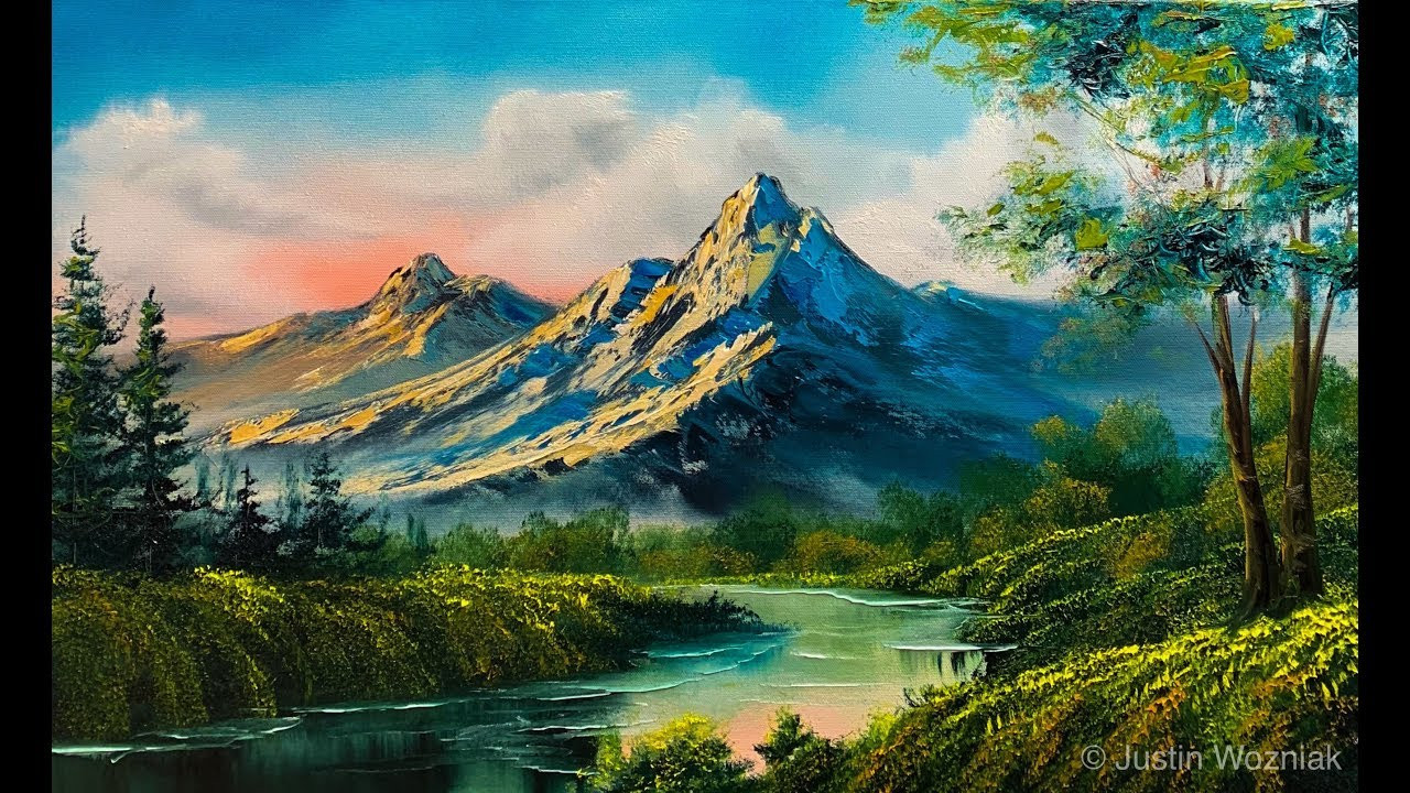 scenery paintings watercolor