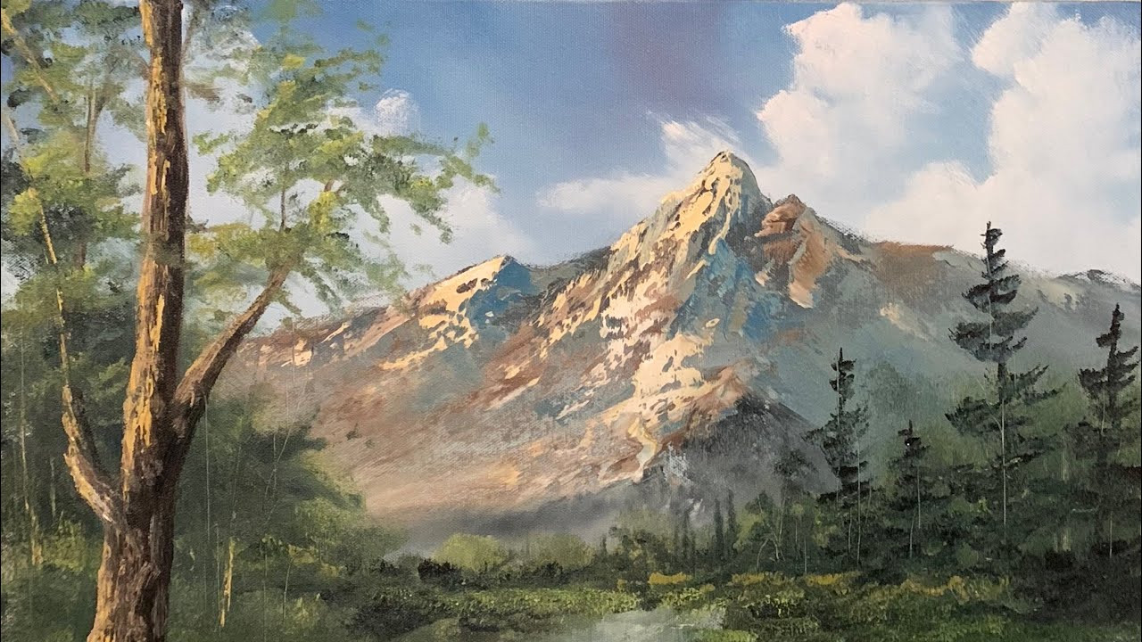 Watercolor Landscape Painting
 Oil Painting A Landscape unedited Paintings By Justin