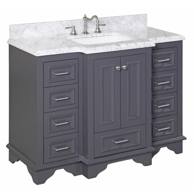 Wayfair Bathroom Cabinet
 KBC Nantucket 48" Single Bathroom Vanity Set & Reviews