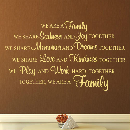 We Are Family Quote
 We Are Like Family Quotes QuotesGram