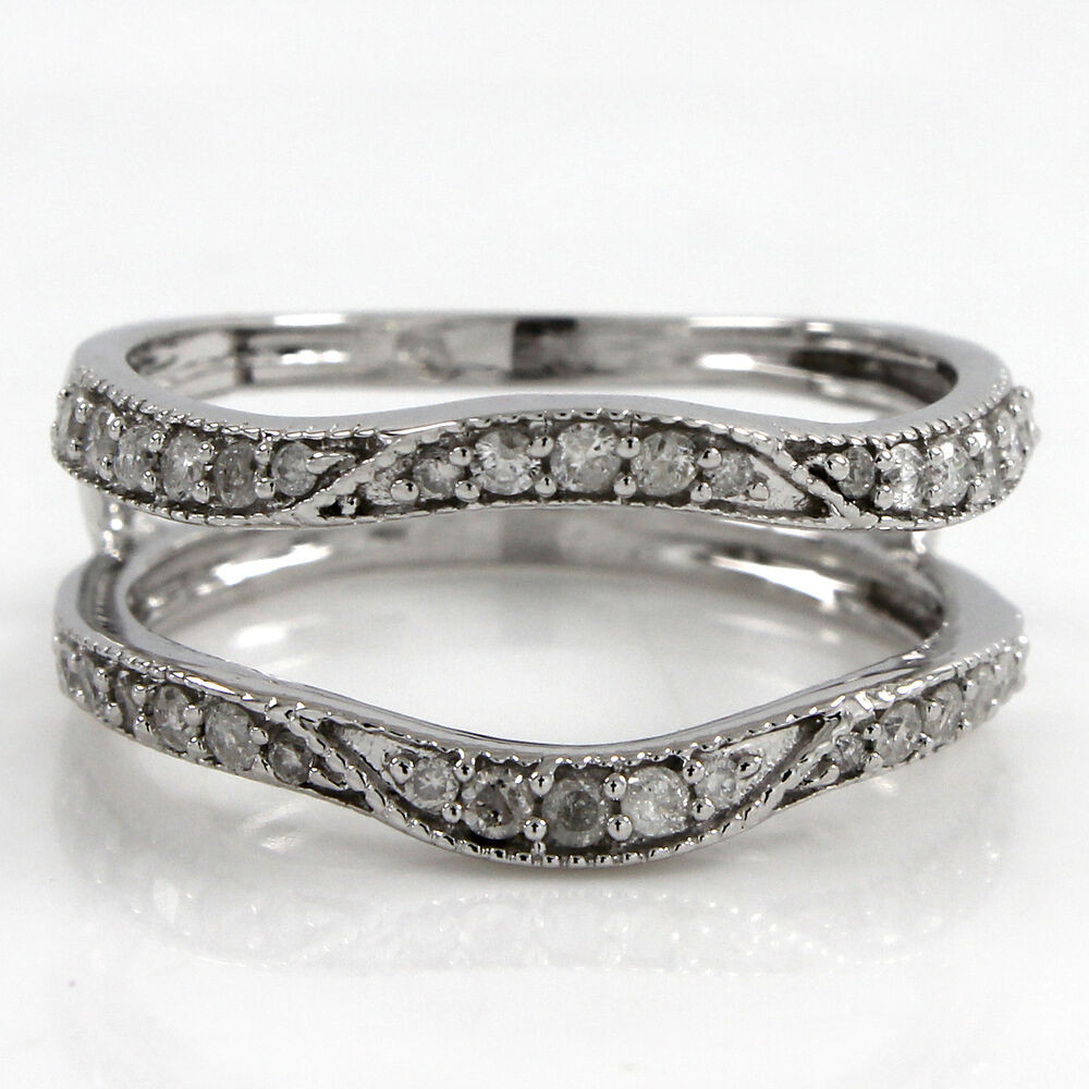 Wedding Band Wraps Luxury 1 3ctw Diamond Solitaire Engagement Ring Wrap Guard Of Wedding Band Wraps 