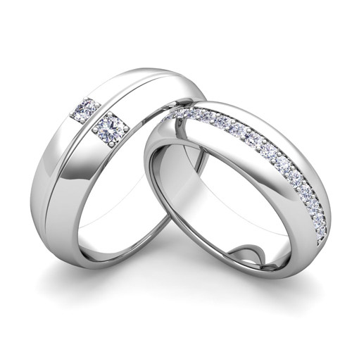 Wedding Bands For Him And Her
 Build fort Fit Wedding Bands for Him and Her with