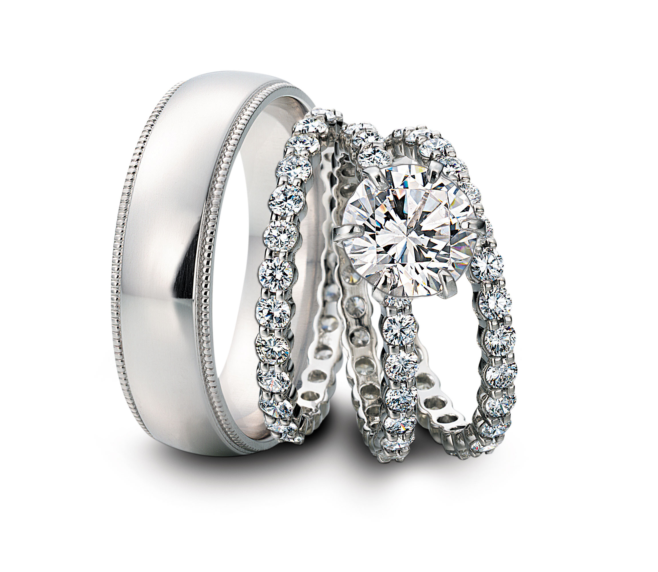 Wedding Bands For Him And Her
 Should my wedding band be platinum or gold