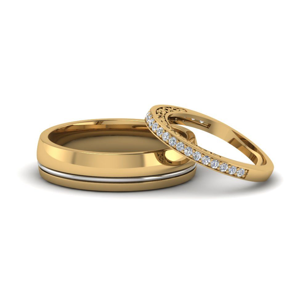 Wedding Bands For Him And Her
 Unique Matching Wedding Anniversary Bands Gifts For Him