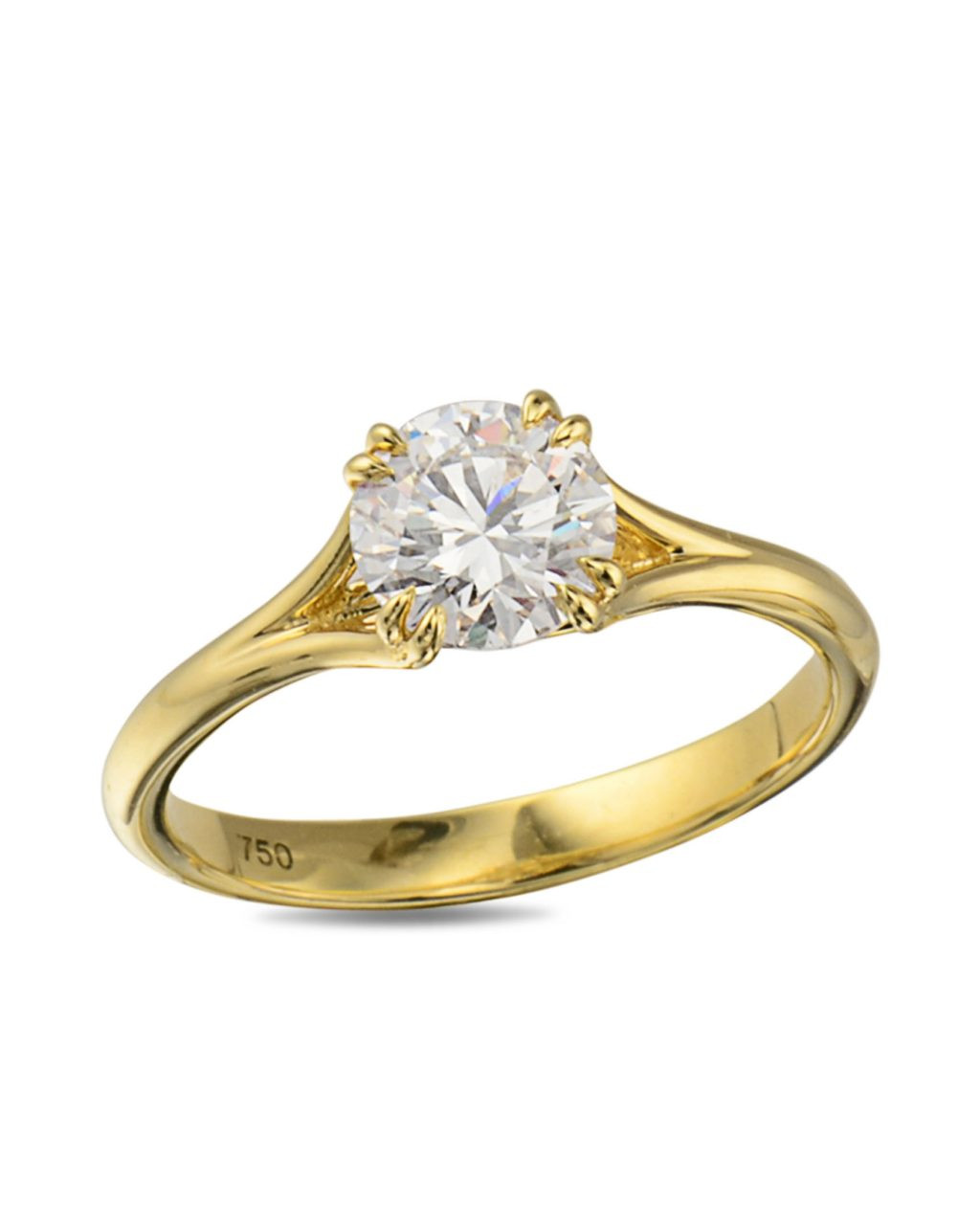 Wedding Bands Yellow Gold
 Yellow Gold Diamond Engagement Ring Turgeon Raine