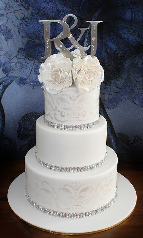 Wedding Cake
 Sandy s Cakes Ryan & Jess s Stunning Wedding Cake