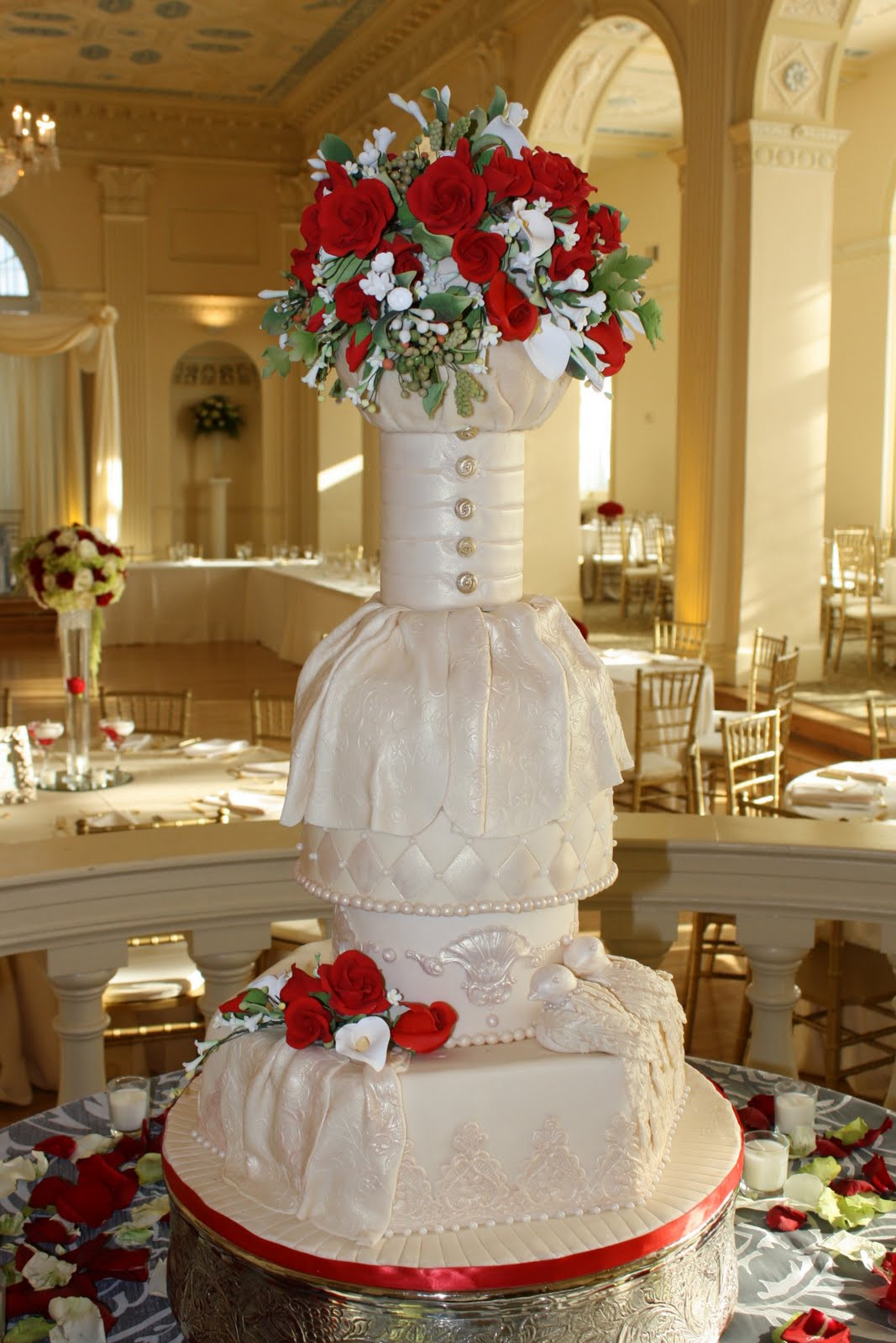 Wedding Cake
 Cakes by La’Meeka Atlanta Wedding Cakes
