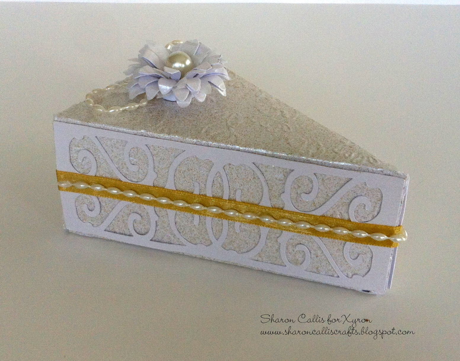 Wedding Cake Slice Boxes
 Xyron Design Team Wedding Inspirations