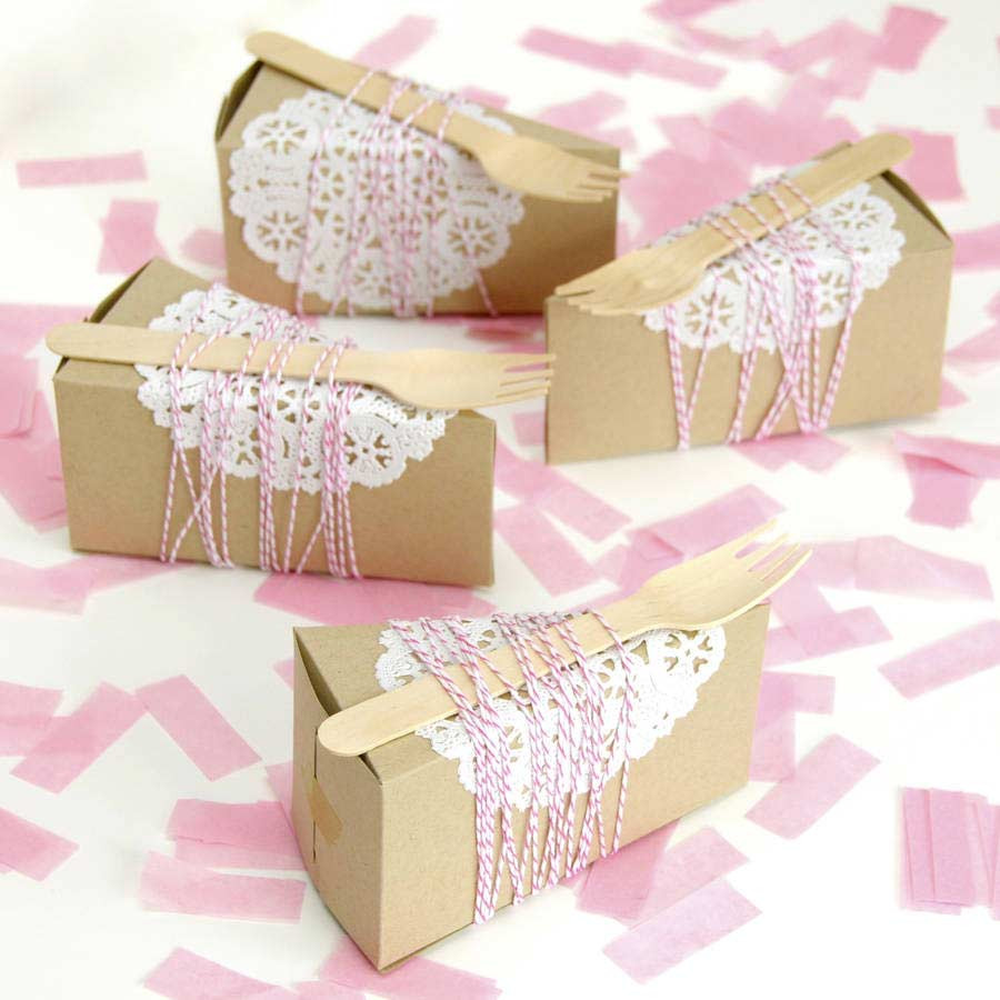 Wedding Cake Slice Boxes
 Cake Slice Boxes that Your Guests Will Adore