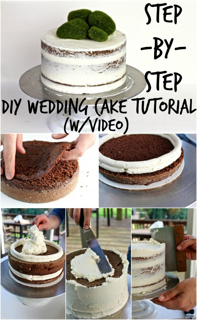 Wedding Cakes DIY
 DIY Wedding Cake Tutorial Sweet Somethings