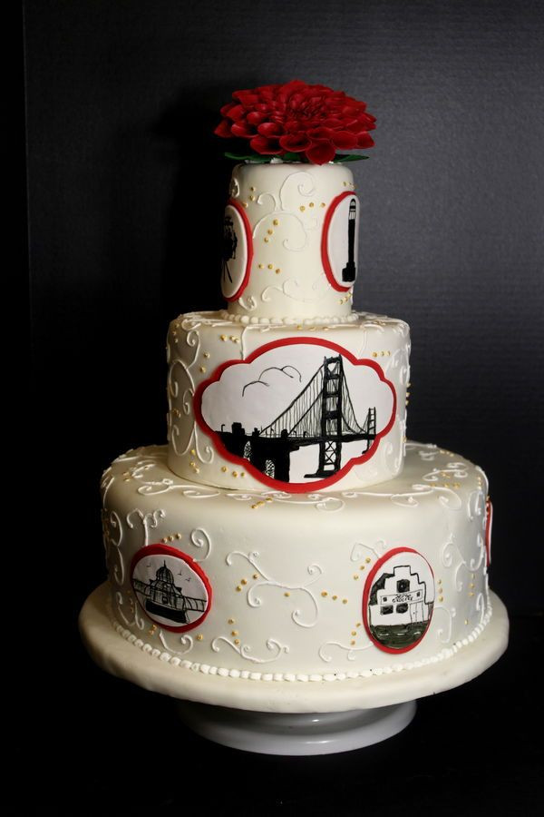 Wedding Cakes San Francisco
 San francisco wedding cakes idea in 2017