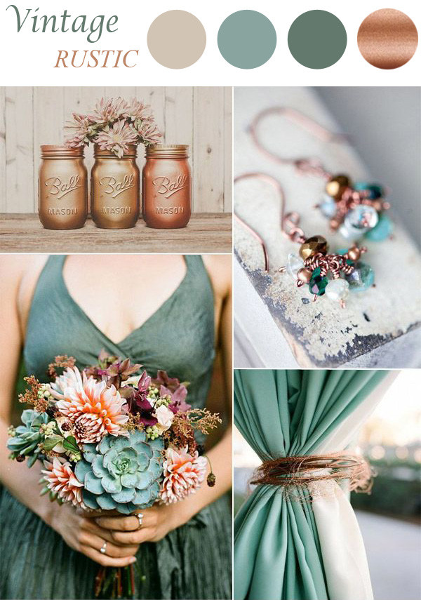 Wedding Color Schemes
 Top 8 Trends For 2015 Vintage Wedding Ideas