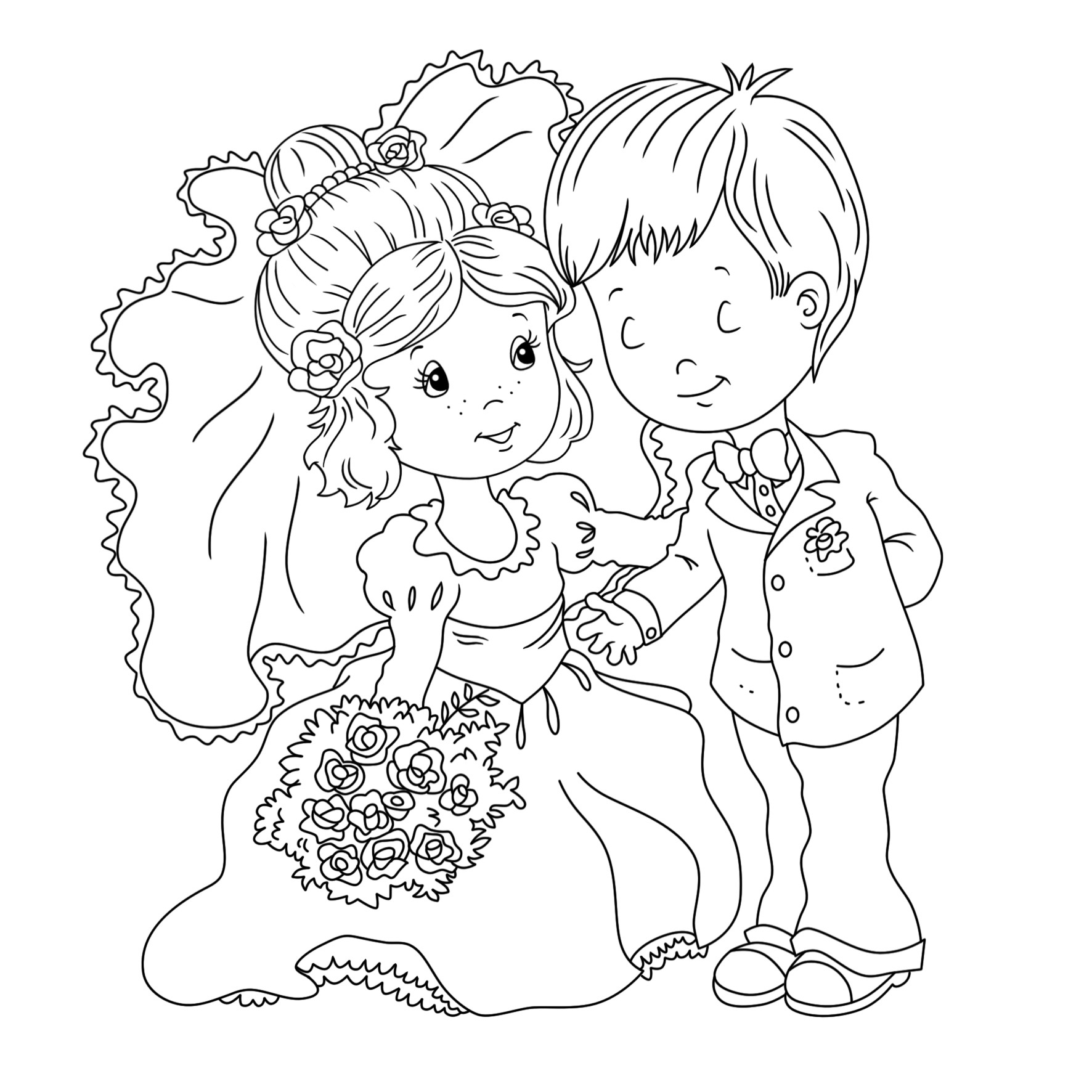Wedding Coloring Book For Kids
 Wedding Coloring Pages Best Coloring Pages For Kids
