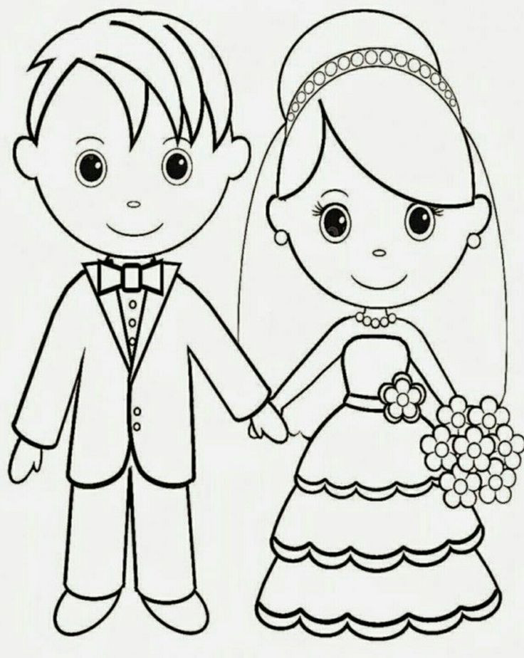 Wedding Coloring Book For Kids
 12 best Wedding Coloring Pages images on Pinterest