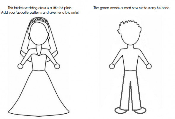 Wedding Coloring Book For Kids
 Kids Activity Book