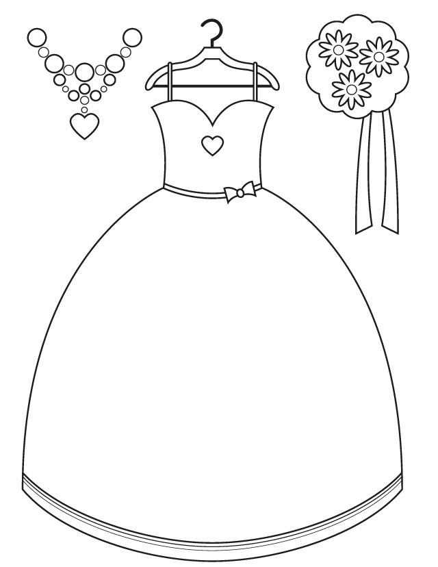 Wedding Coloring Book Pages
 17 Wedding Coloring Pages for Kids Who Love to Dream About