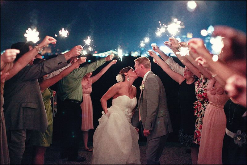 Wedding Day Sparklers
 Ideas for Using Sparklers at Weddings