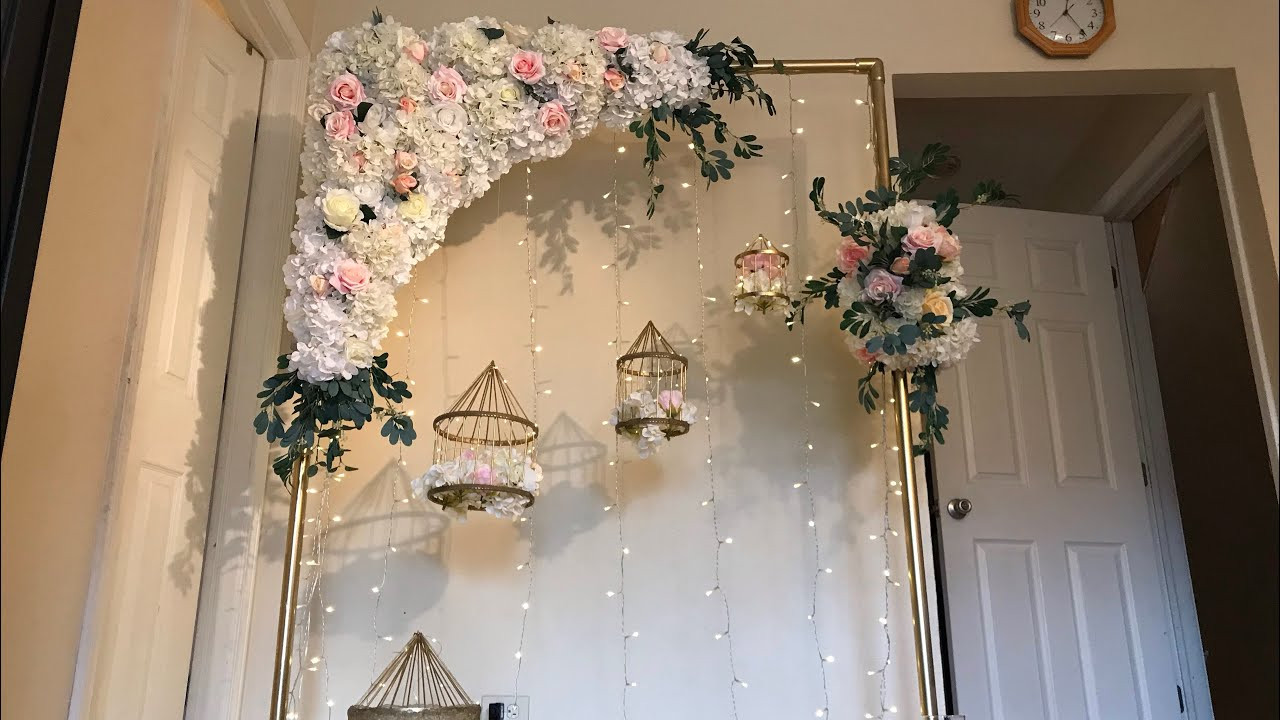 Wedding Decorations Diy
 DIY Floral Swag DIY Floral Arch DIY Wedding Decor