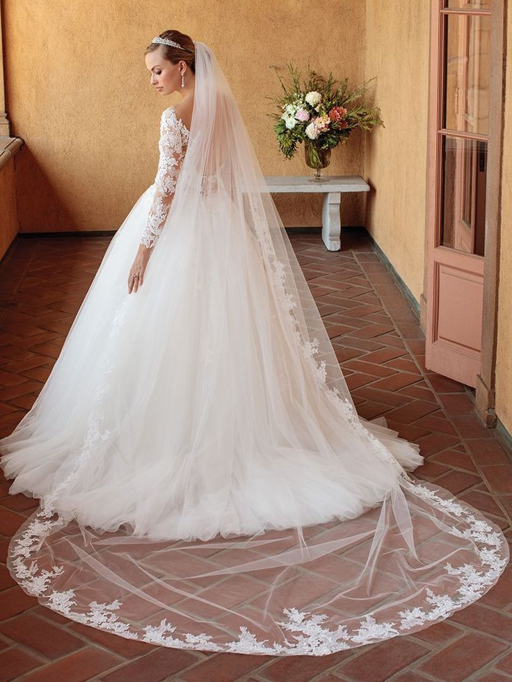 Wedding Dress And Veil
 19 best Casablanca Bridal Veils images on Pinterest