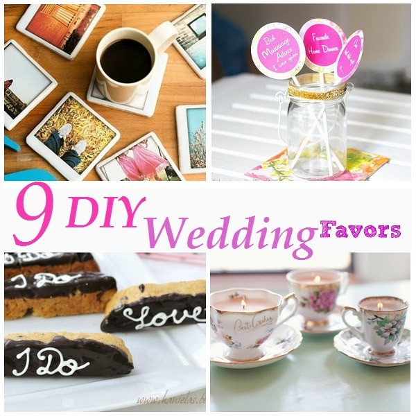 Wedding Favors Diy
 9 Creative & Memorable DIY Wedding Favors thegoodstuff