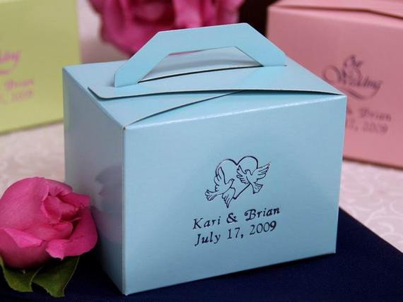 Wedding Favors In Bulk
 100 Personalized Favor Boxes Bulk Wedding Favor Boxes