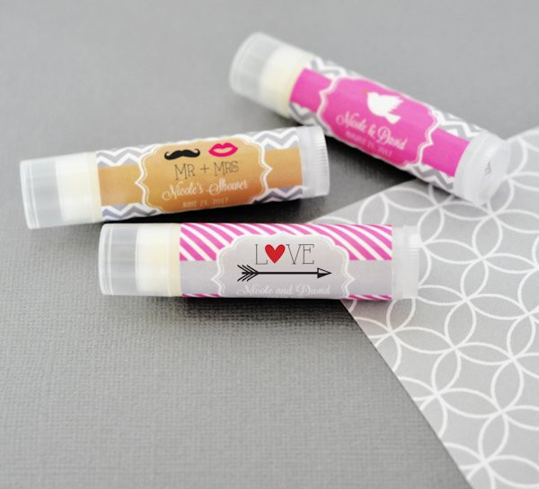 Wedding Favors Unlimited
 Personalized Theme Lip Balm Tubes