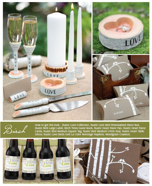 Wedding Favors Unlimited
 Birch Trees Guest Book