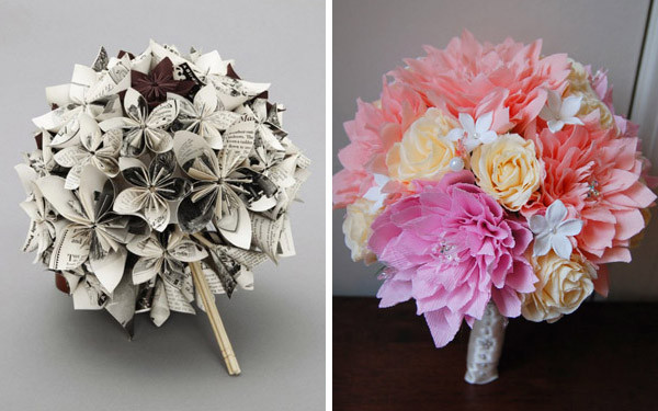 Wedding Flower Alternatives
 The Art Up Cycling DIY Wedding Bouquet Alternative