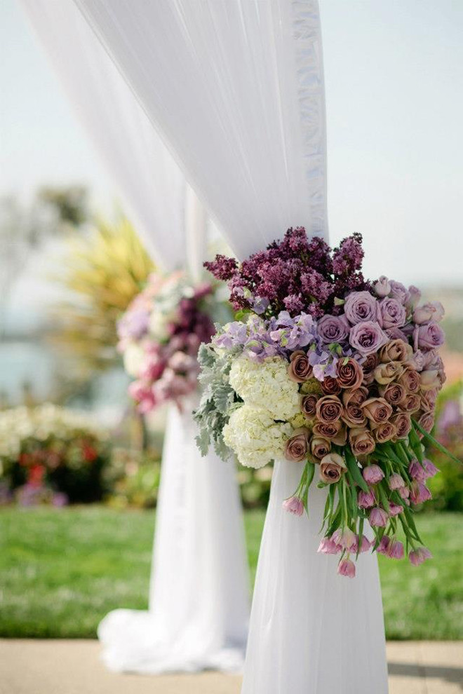 Wedding Flower Designs
 Wedding Ceremony Flowers Belle The Magazine