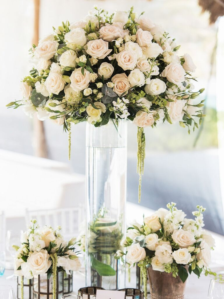 Wedding Flower Designs
 Stunning Tall Centerpieces for Wedding Receptions