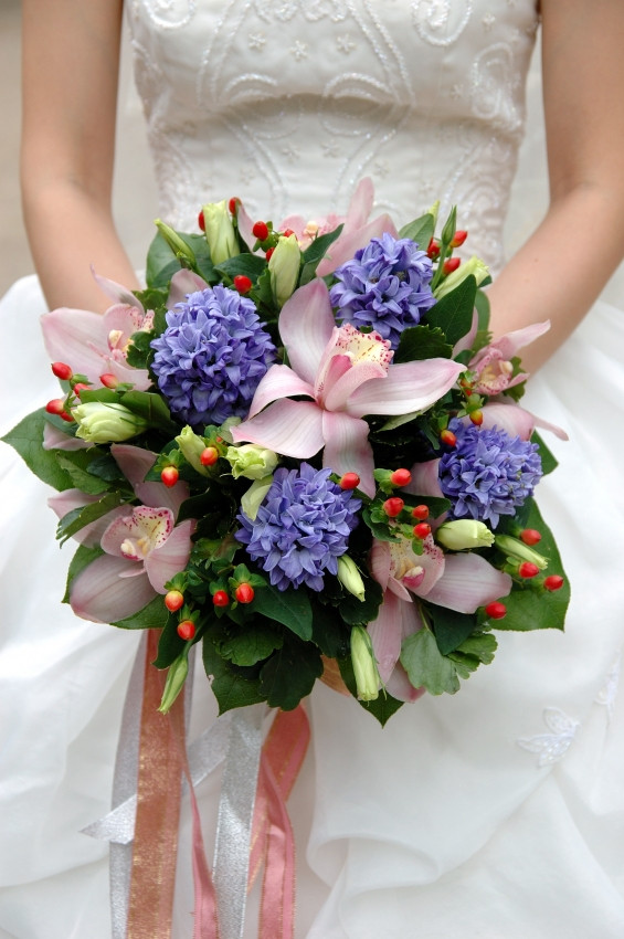 Wedding Flower Designs
 Nature Four Seasons Hydrangea Wedding Bouquet