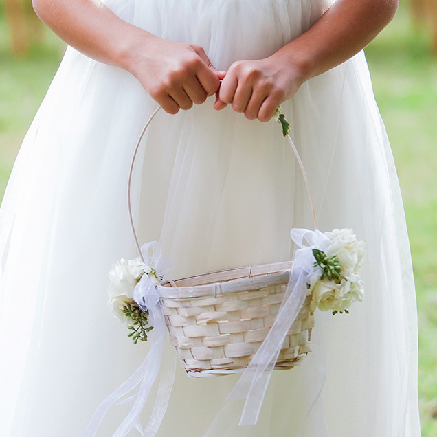 Wedding Flower Girl Basket
 Four Seasons Wedding Ideas—An Autumn Wedding in Austin