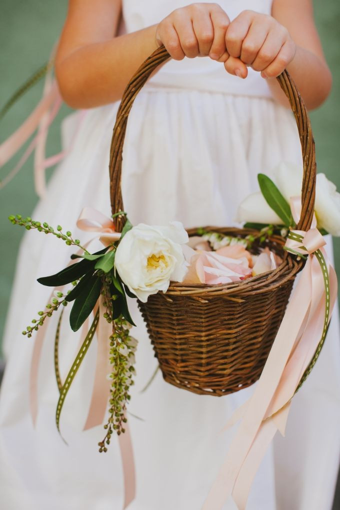 Wedding Flower Girl Basket
 flower girl basket Jerry Yoon graphers