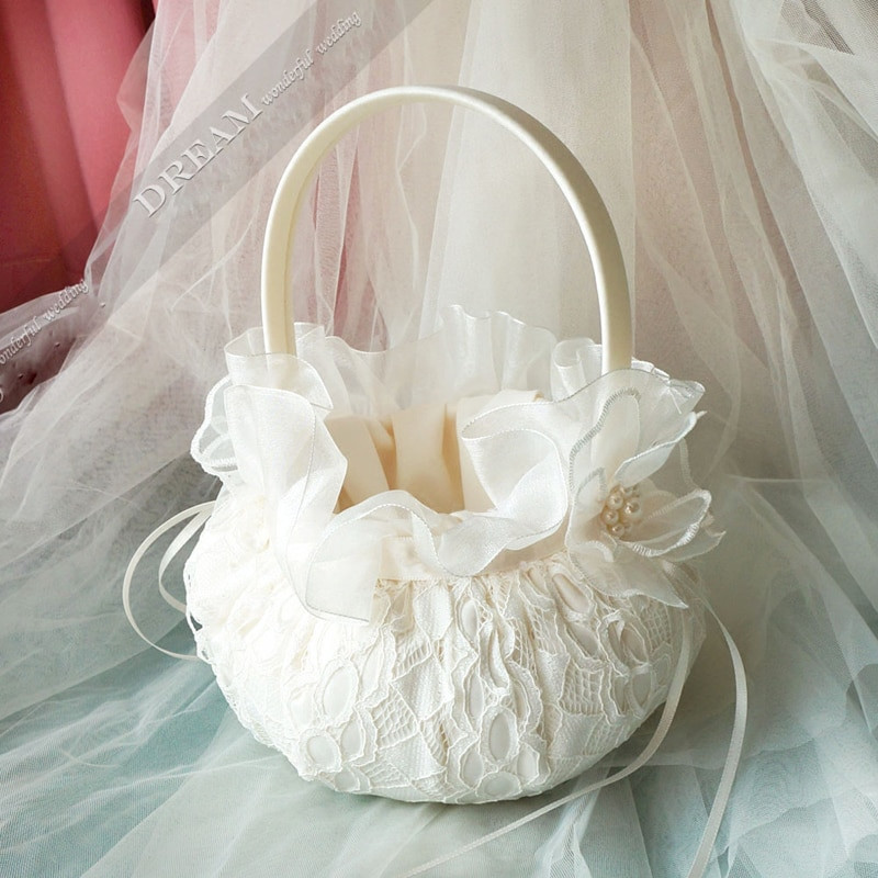 Wedding Flower Girl Basket
 Aliexpress Buy Top quality Wedding Decoration Flower