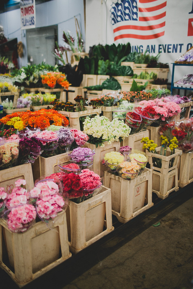 Wedding Flower Shops
 How to Shop the LA Flower Market