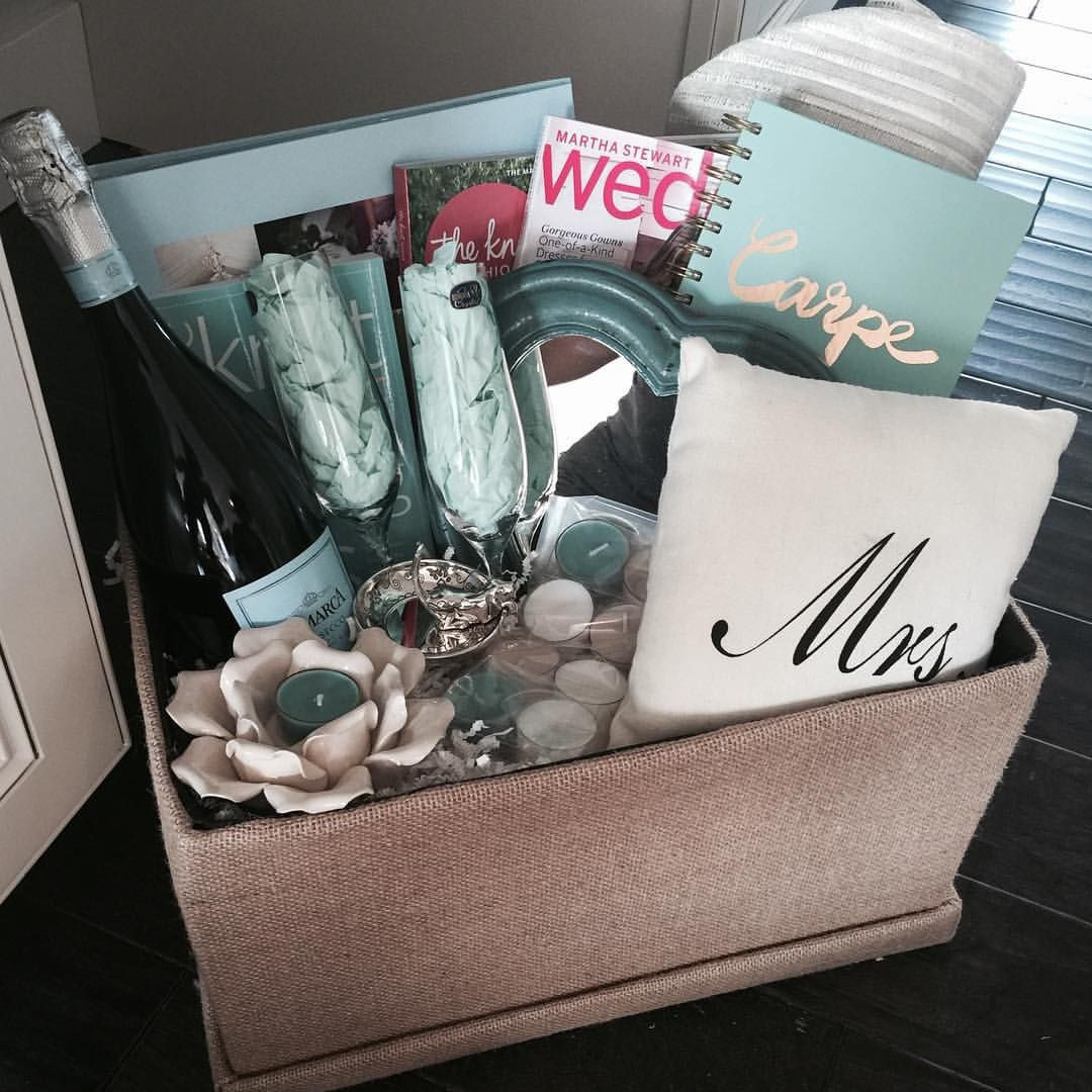 Wedding Gift For My Bride
 Engagement t basket for my brothers new fiancé The knot