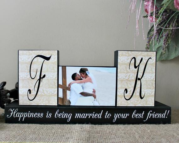 Wedding Gift Ideas Couple
 Personalized Unique Wedding Gift for Couples by TimelessNotion