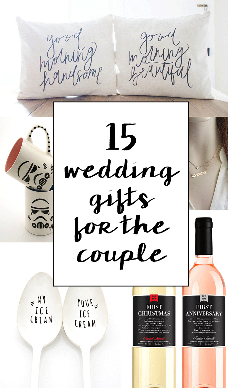 Wedding Gift Ideas Couple
 15 Sentimental Wedding Gifts for the Couple