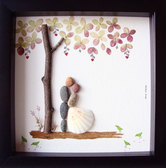 Wedding Gift Ideas For Outdoorsy Couple
 Unique Wedding Gift For Couple Wedding Pebble Art Unique