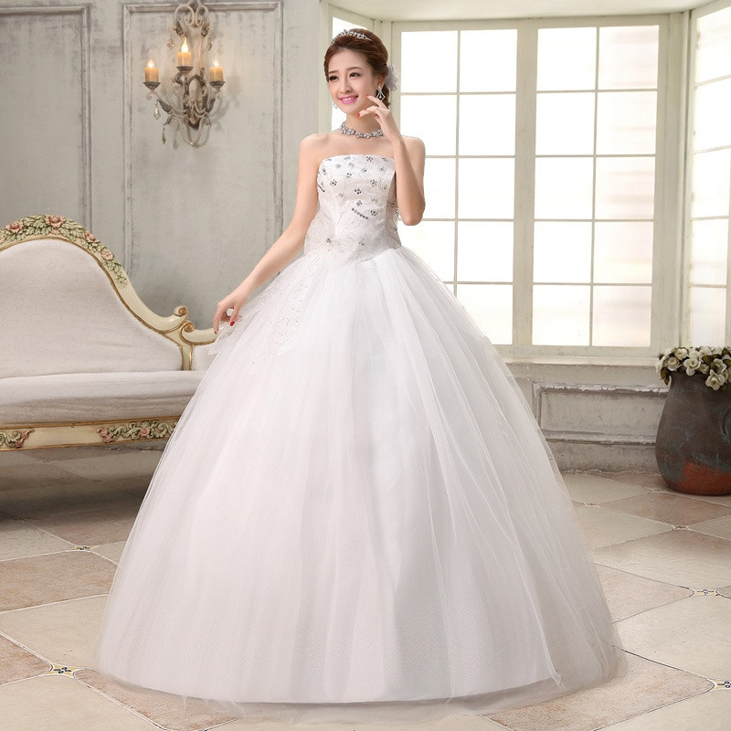 Wedding Gown Prices
 Free shipping 2016 new cheap wedding gown white lace